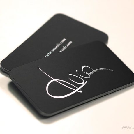 Luca-Manfe-Foil-Stamped-Silk-Business-Cards