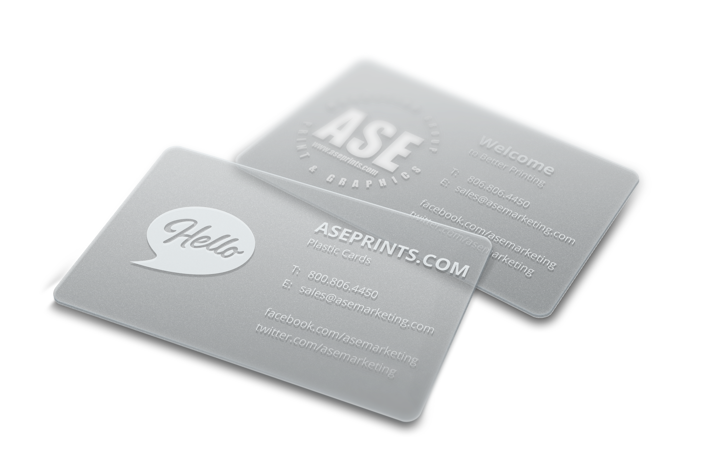 Download Business Cards See Thru Plastic Paper And Ink Printing